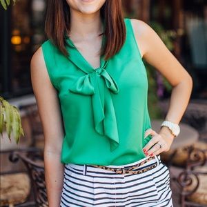 Cynthia Rowley Bow Blouse